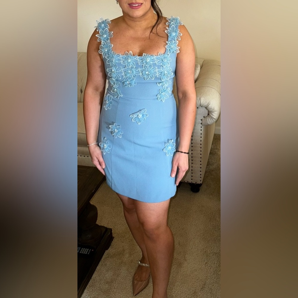 Blue dress